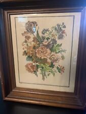 Framed floral print for sale  Blairsville