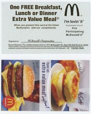 Cartões-presente de restaurante 1O McDonald's à venda comprar usado  Enviando para Brazil
