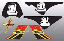 YAMAHA 85 1985 PW80 PW 80 WICKED TOUGH DECAL GRAPHIC KIT  for sale  Shipping to South Africa