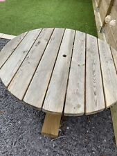 Picnic table rounded for sale  DENBIGH
