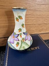 Moorcroft enamel vase for sale  NEWPORT