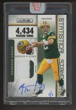 2010 Panini R S Statistical Standouts Aaron Rodgers AUTO Patch 1/1 Recollection for sale  Passaic