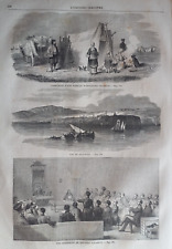Aristócratas rumanos, emigrantes y valacos...... grabado en madera... 1858 segunda mano  Embacar hacia Mexico