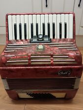 Weltmeister accordion red for sale  KINGSBRIDGE