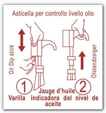 Autocollant jauge huile d'occasion  France