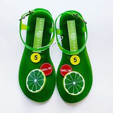 Sandalias Katy Perry The Geli Zapatos de Gelatina Verde Lima Para Mujer Talla 5 Ajustables Nuevas segunda mano  Embacar hacia Argentina