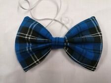 Blue tartan bow for sale  KEIGHLEY