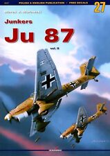 Junkers Ju 87 vol. II (bez kalkomanii) - Kagero Monografia Nr 27, używany na sprzedaż  PL
