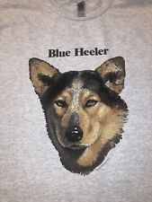 Design Teletrend Vintage Blue Heeler em uma nova camiseta Gildan Ash 50/50 XL. comprar usado  Enviando para Brazil