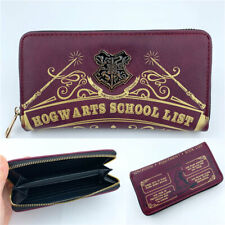 Carteira escolar Hogwarts bolsa com zíper bolsa longa porta-cartão menina presente comprar usado  Enviando para Brazil