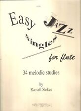 Easy Jazz Singles for flute - 34 melodic studies by unknown Book The Cheap Fast segunda mano  Embacar hacia Argentina
