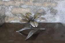 Bougeoir fleur métal d'occasion  Rouillac