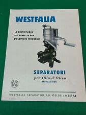 Brochure westfalia separatori usato  Catania