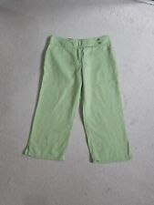 lime green linen trousers for sale for sale  SHEFFIELD