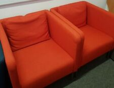2 EKERÖ Sessel rot-orange in sehr gutem Zustand NUR ABHOLUNG gebraucht kaufen  Mainz