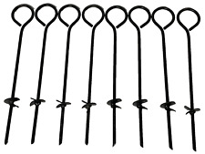 Peaktop 10x20 Carport Replacement Canopy Screw-in Auger Stake Anchor Set Of 8 for sale  Shipping to South Africa