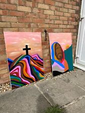 Colourful christian paintings for sale  MARGATE