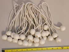 30 piezas cordones bungee bola blanca de 8" cordones de alta resistencia dosel lona correas elásticas segunda mano  Embacar hacia Argentina
