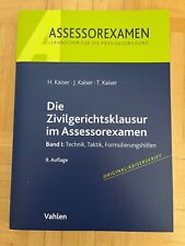 Kaiser skript zivilgerichtskla gebraucht kaufen  Obertal