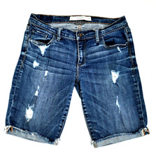 Bermuda jeans Abercrombie & Fitch feminina tamanho 6 W 28 elástica perfeita comprar usado  Enviando para Brazil