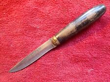 SMALLER VINTAGE WOOD HANDLE KNIFE PUUKKO HELLBERG ESKILSTUNA SWEDEN SWEDISH for sale  Shipping to South Africa
