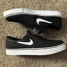 Nike Zoom Stefan Janoski Slip On Black White Sneaker 833564-001 Shoe Size 7 Y for sale  Shipping to South Africa