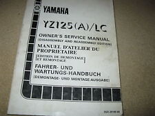 Yamaha yz125 motorcycle for sale  WOTTON-UNDER-EDGE