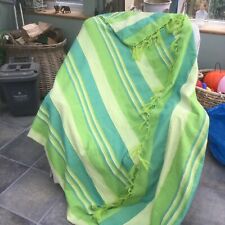 Striped green fringed for sale  CHIPPING NORTON