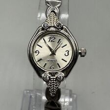 Relógio Blair feminino tom prata mostrador redondo pulseira elástica pequena nova bateria comprar usado  Enviando para Brazil