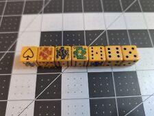 Vintage POKER DICE : set of 7 for sale  Shipping to South Africa