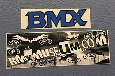 Lote 2 adesivos brilhantes BMX MUSEUM bicicleta ciclismo, usado comprar usado  Enviando para Brazil