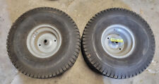Usado, PAR de pneus traseiros para cortador de grama Carlisle Turf-Saver 20x10-8 com aros cinza comprar usado  Enviando para Brazil