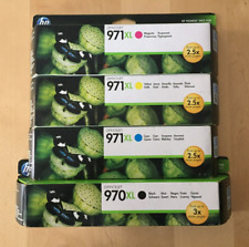 Genuine HP Ink Multipack - HP 971 XL COLOURS + HP 970 XL BLACK (INC VAT), used for sale  Shipping to South Africa