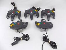 Joystick genuíno original Nintendo preto/cinza 64 N64 controle 9/10 - TESTADO! comprar usado  Enviando para Brazil