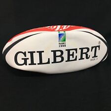 Balón de rugby blanco vintage Copa Mundial de rugby 1999 Gilbert talla 5 (19) #324 segunda mano  Embacar hacia Argentina