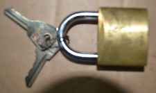 Cadeado de latão Inox Springs PAPAIZ CR 40 com 2 chaves feito no Brasil comprar usado  Enviando para Brazil