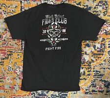 Casco Negro Ropa de Bombero Club de Lucha Hombres Camiseta Gráfica Talla Grande segunda mano  Embacar hacia Argentina