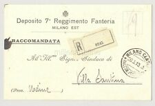 1919 dep. regg. usato  Roma