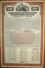 Bono de oro de los bancos comunales provinciales alemanes 1928 + cupones certificados SCRIPOTRUST segunda mano  Embacar hacia Argentina