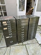 vintage industrial metal filing cabinet for sale  ENFIELD