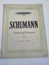 Schumann andante variationen gebraucht kaufen  Köln-Nippes
