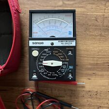 Vintage Early Sanwa YX-360TR Analog Multimeter Tester rare  with case and cables for sale  Shipping to South Africa