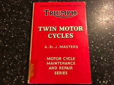 Triumph twins manual for sale  SOUTHAMPTON