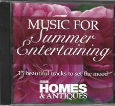 MUSIC FOR SUMMER ENTERTAINING - 15 TRACK HOMES & ANTIQUES PROMO MUSIC CD segunda mano  Embacar hacia Argentina