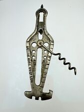 1922 British Registered 689051 Kitchen Multi-Tool Cast Iron Corkscrew for sale  Shipping to South Africa
