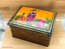vintage tin tea caddy for sale  Shipping to Ireland