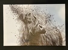 Highland cow canvas for sale  Lafayette