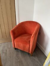 Fabric tub armchair for sale  HOLYWELL
