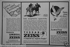Publicité 1937 zeiss d'occasion  Compiègne