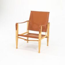 2021 Carl Hansen KK47000 Safari Chair by Kaare Klint in Cognac Leather w Oil Ash, used for sale  Shipping to South Africa